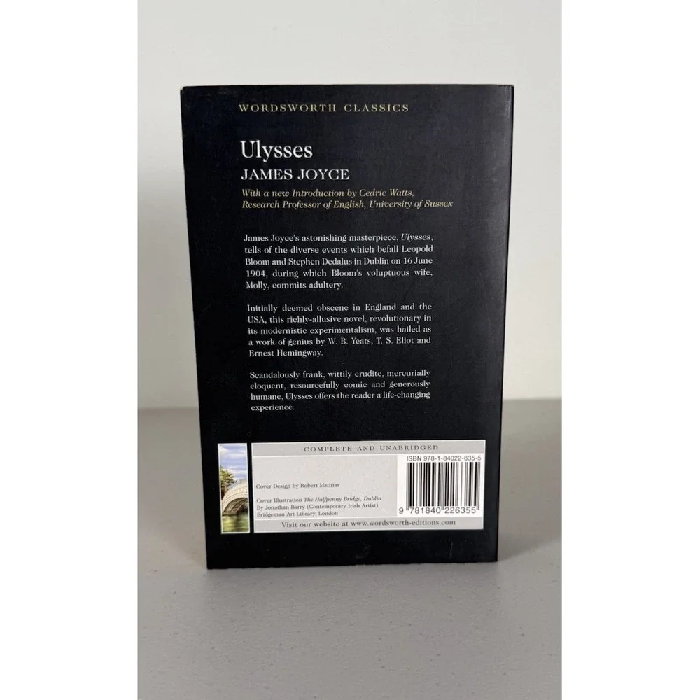 Ulysses by James Joyce (Wordsworth Classics) 2010 Trade Paperback Unabridged
